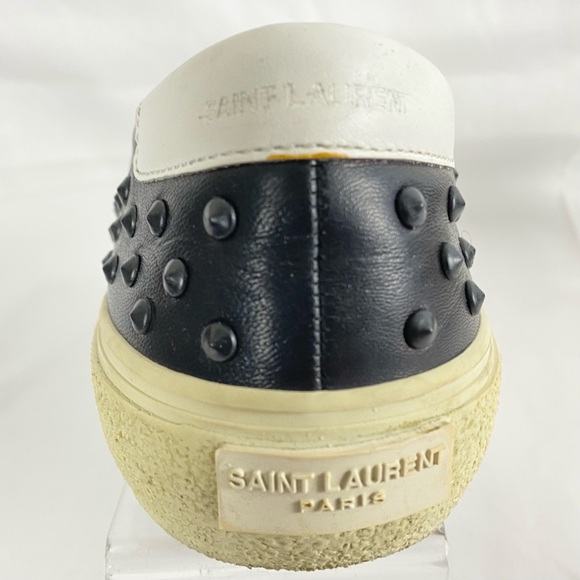 Saint Laurent Napa Studded Skate Shoe, Noir - Picture 10 of 13